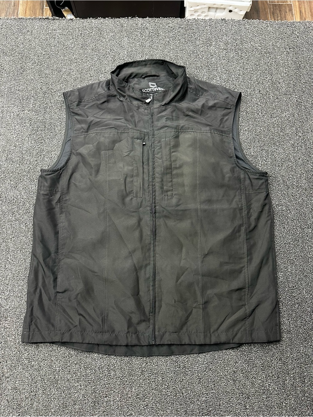 SCOTTeVEST RFID Travel Vest Men XL Black Tech 26 Pockets Cargo Jacket